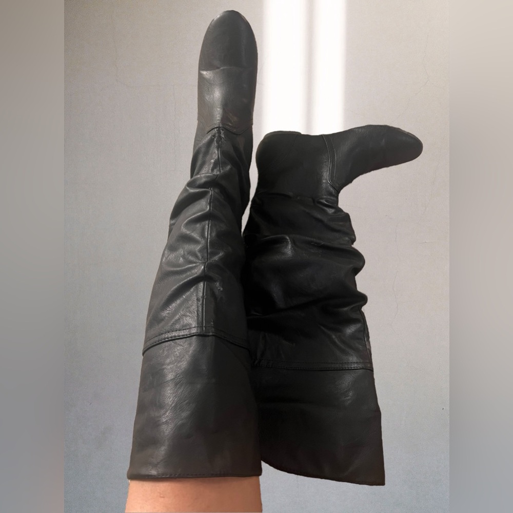 Payless Black Over the Knee Boots
